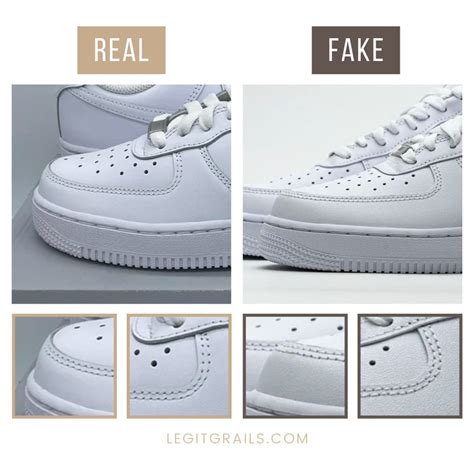 how to spot fake nike air force 1 white|air force 1s scam.